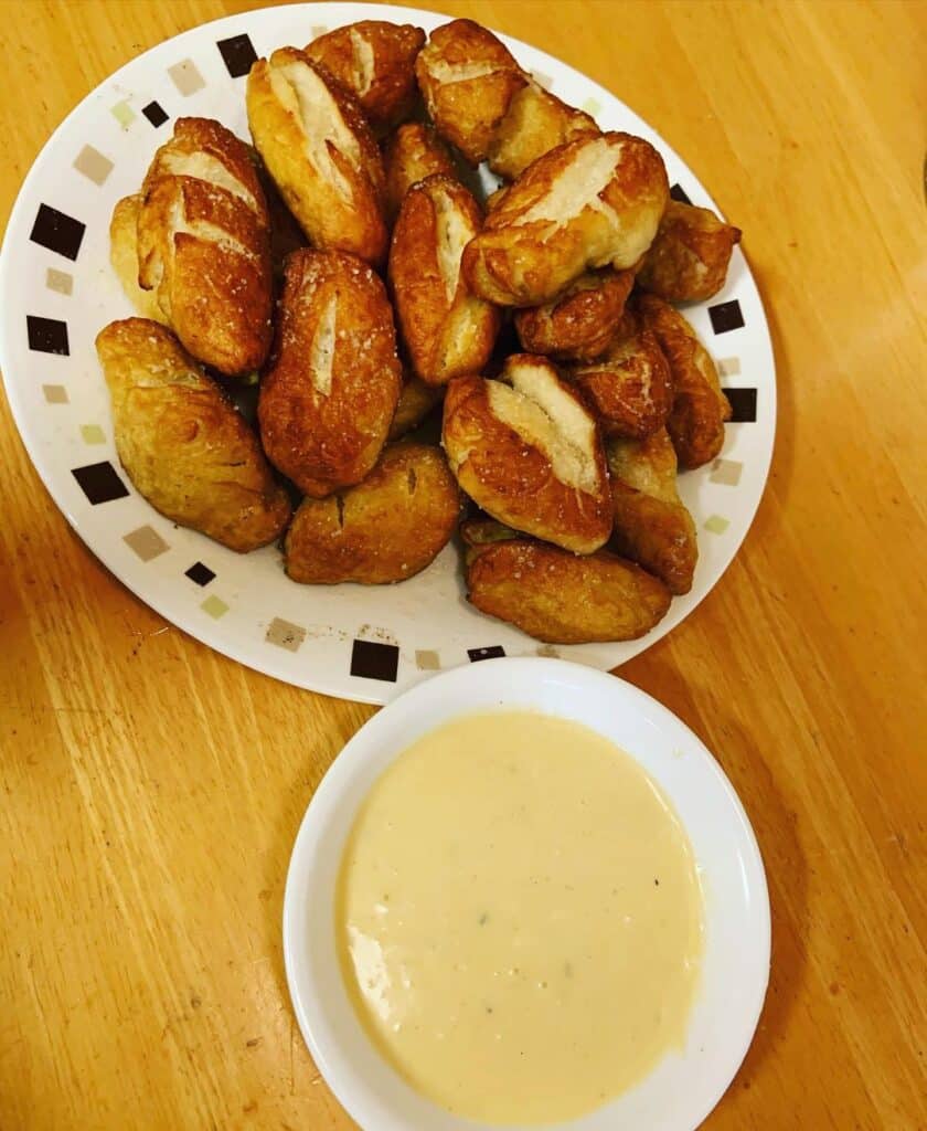 Homemade Pretzels with Beer Cheese Dip