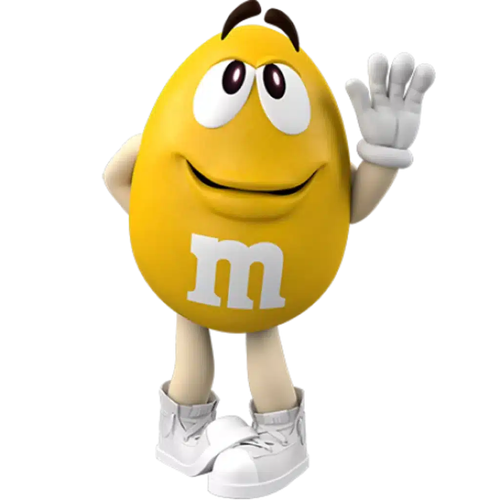 Yellow M&M Character